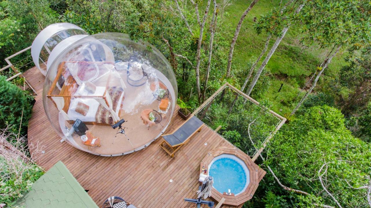 Bubblesky Glamping Guatape Guatapé Exterior foto