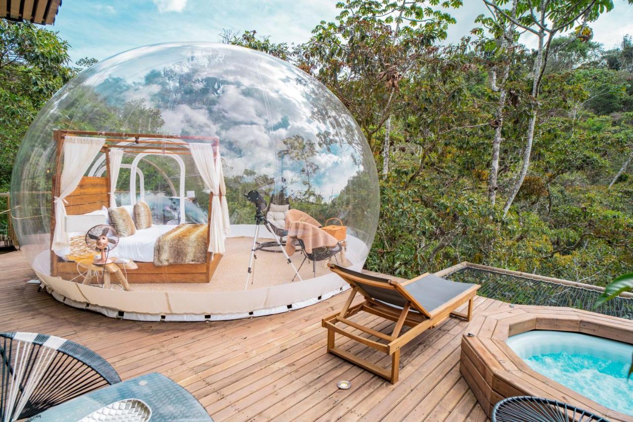 Bubblesky Glamping Guatape Guatapé Exterior foto